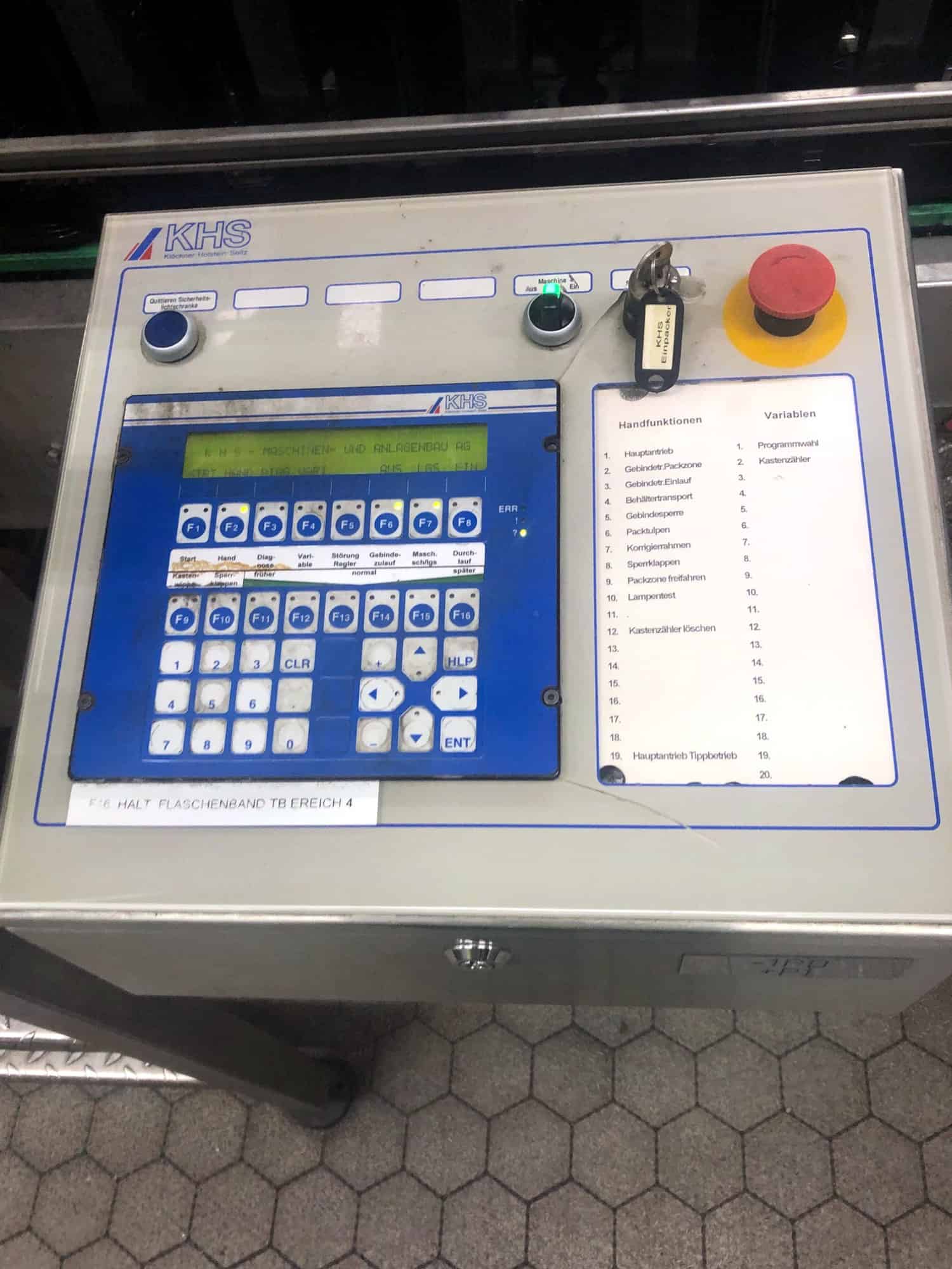 Jednostka sterująca of KHS INNOPACK