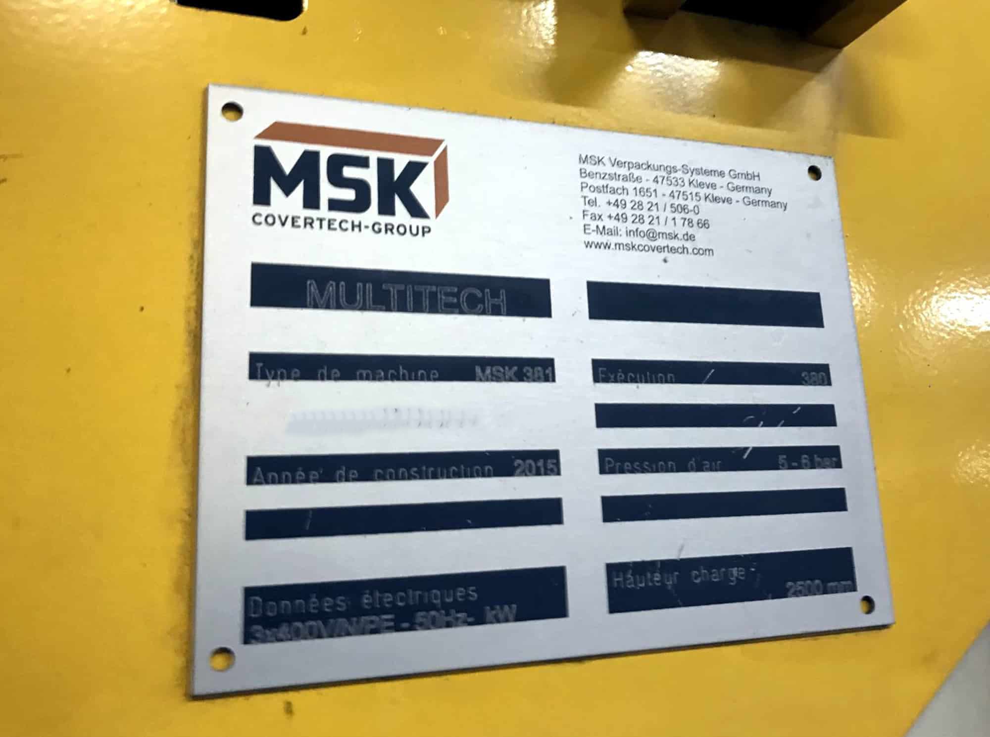 Tabliczka znamionowa of MSK MSK 381